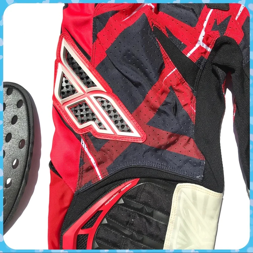 New FLY RACING Red Black Motocross Pants Motor Sports Gear Unisex Size 28 S
